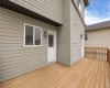 Newly built deck
