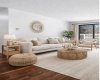 Virtually Staged Livingroom