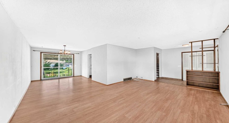 Living Room and Dining Room