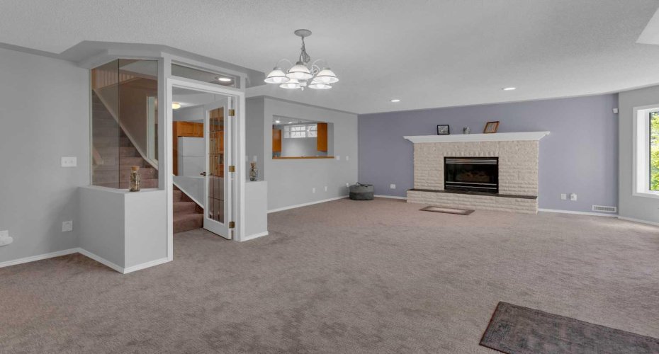 Lower family room