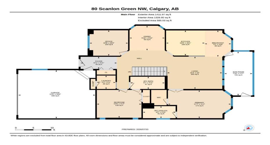 80 Scanlon Green, Calgary, Alberta T3L 1N6, 4 Bedroom Bedrooms, 0 ,3 BathroomBathrooms,Residential,For Sale,Scanlon,0,A2327773