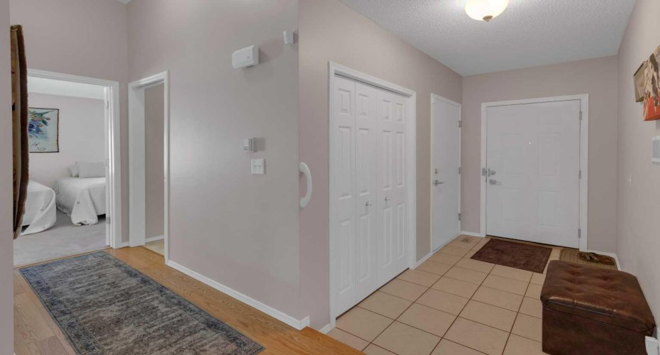 Spacious front entry