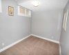 Basement bedroom