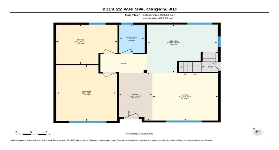 2119 22 Avenue, Calgary, Alberta T2T 0S6, 3 Bedroom Bedrooms, 0 ,2 BathroomBathrooms,Residential,For Sale,22,0,A2327894