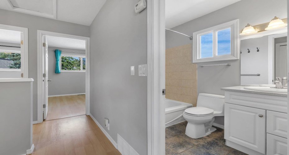 Hall with Full Bathroom
