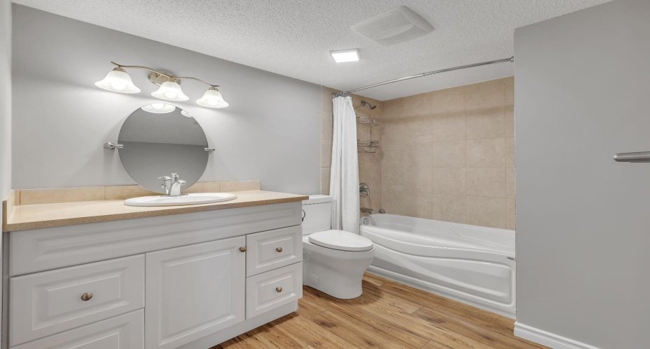 Secondary Full Bathroom Found in Basement
