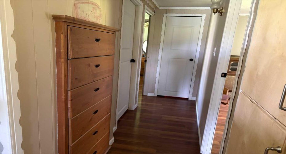 hall with built in cabinet