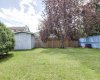 large fenced yard