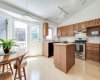 full kitchen and breakfast area