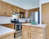 plenty of counter space with pantry