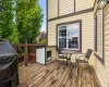Private back deck