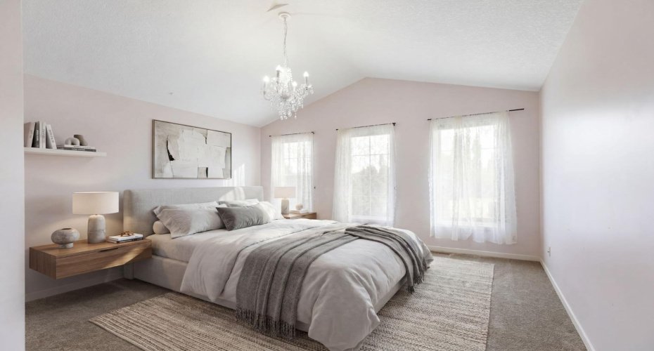 Virtually Staged Bedroom