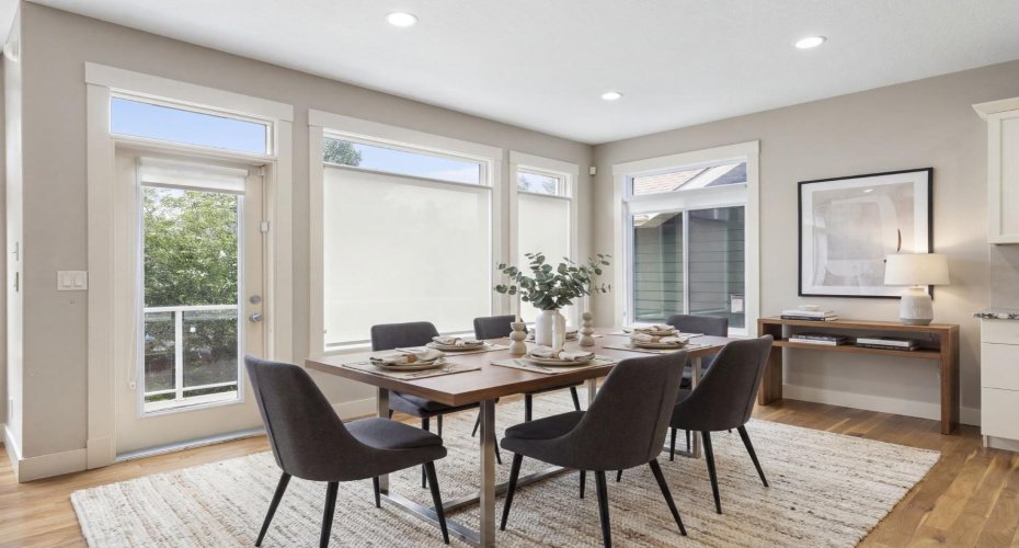 Virtually Staged Breakfast Area