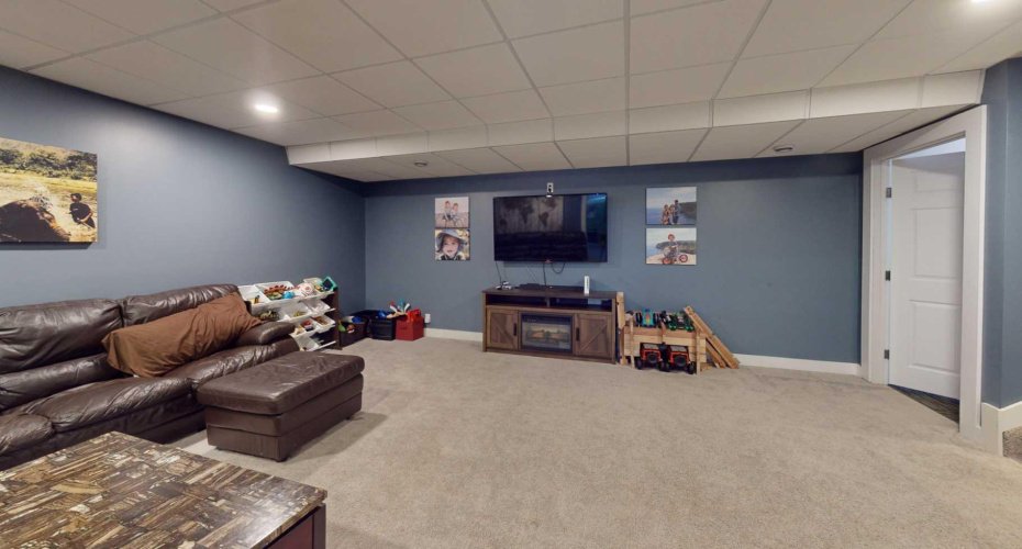Lower level family room