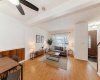 Virtually staged living room