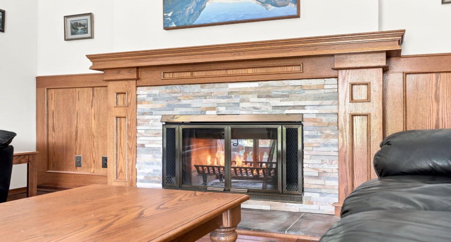 living room fireplace