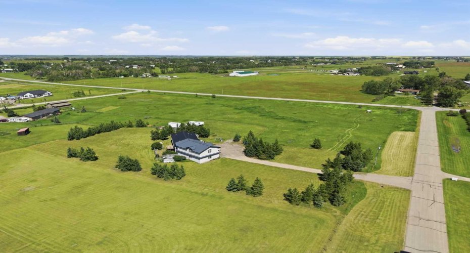 Entire east side of property is ready for your animals, shop (possibly in the future it could be sub dividable - if the foothills county allows - rules are always changing)