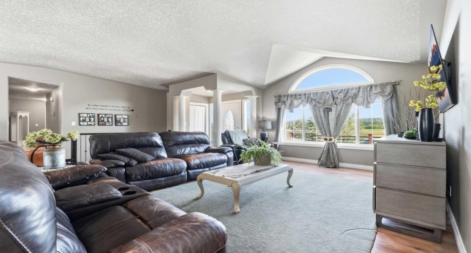 Spacious open-concept main living area
