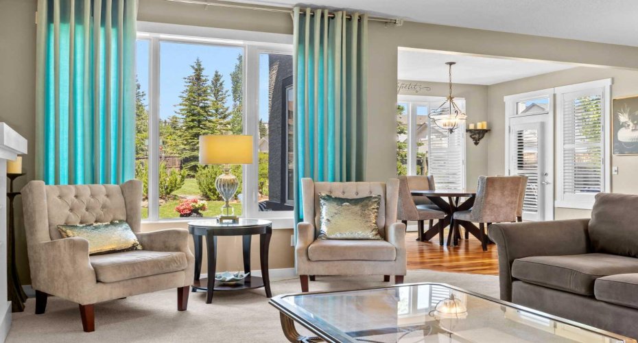 A cozy seating nook offers a bright, versatile space to unwind, just steps from the breakfast nook and kitchen. A cozy seating nook offers a bright, versatile space to unwind, just steps from the breakfast nook and kitchen.