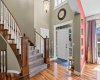 Soaring ceilings and a sweeping staircase make an unforgettable first impression from the moment you step through the front door. Soaring ceilings and a sweeping staircase make an unforgettable first impression from the moment you step through the front door.