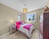 A playful secondary bedroom offers plenty of natural light and space to make it your own. A playful secondary bedroom offers plenty of natural light and space to make it your own.