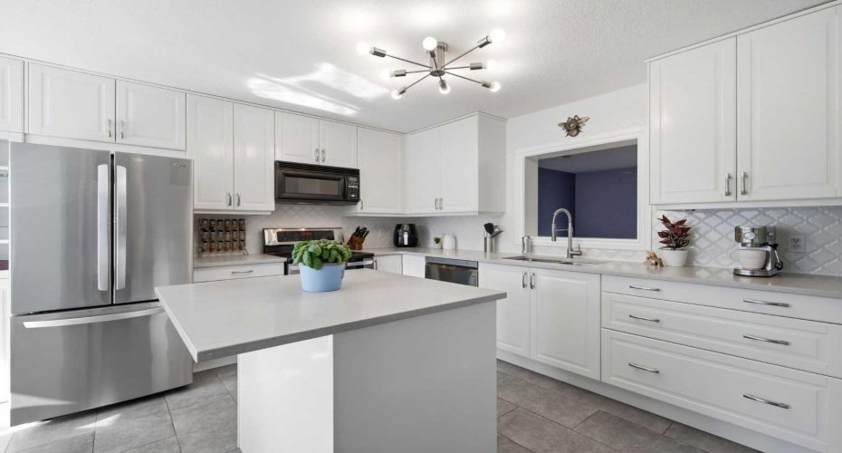 Renovated Kitchen with Quartz Countertops