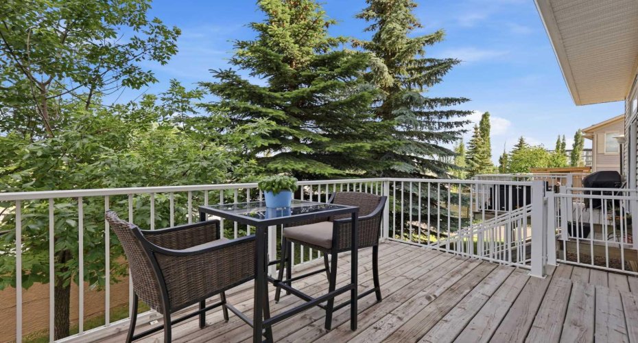 East facing private deck