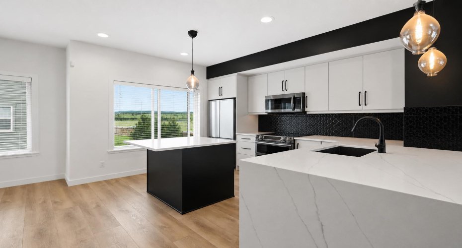 Plenty of counterspace; perfect for prepping or entertaining