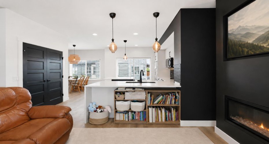 Wide-plank luxury vinyl flooring throughout the home