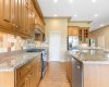 Chef's Kitchen with walkthough pantry
