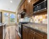 Gas Range & Granite Countertops