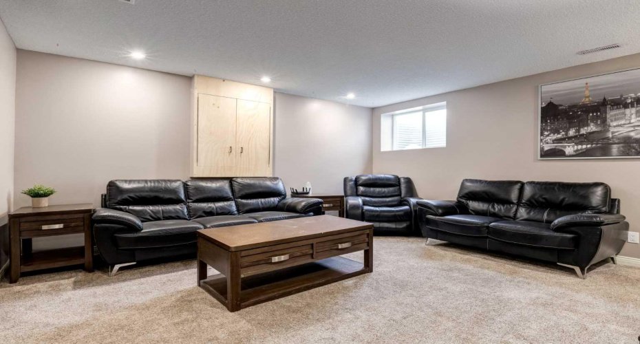 Lower living area