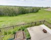 The back yard was designed to be low maintenance and is perfect for those who love to garden