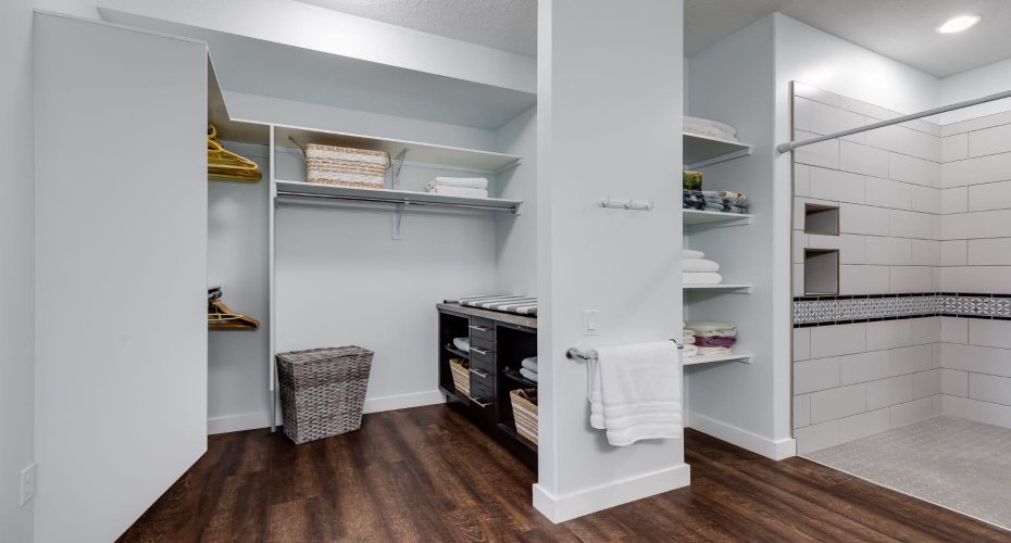 Spacious closet