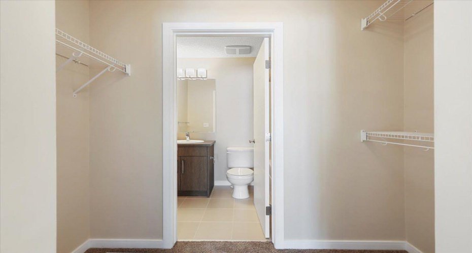 Walk-through Closet