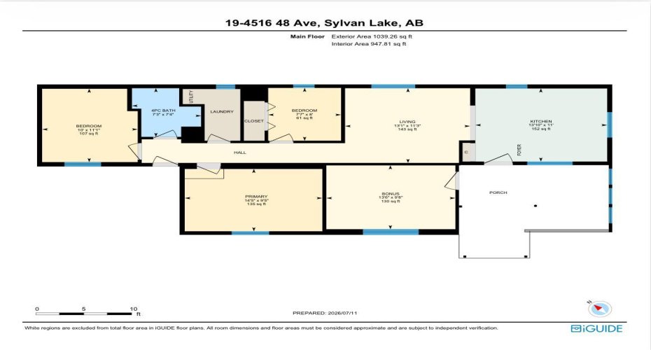 4516 48 Avenue, Sylvan Lake, Alberta T4S 1L8, 3 Bedroom Bedrooms, 0 ,1 BathroomBathrooms,Mobile,For Sale,48 Avenue,0,A2328422