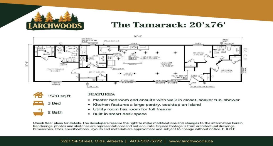 22 Tamarack Lane, Olds, Alberta T4H0B1, 3 Bedroom Bedrooms, 0 ,2 BathroomBathrooms,Mobile,For Sale,Tamarack Lane,0,A2328423