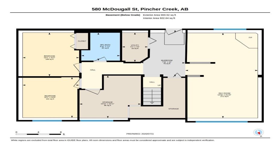 580 McDougall Street, Pincher Creek, Alberta T0K 1W0, 4 Bedroom Bedrooms, 0 ,3 BathroomBathrooms,Residential,For Sale,McDougall,0,A2328498