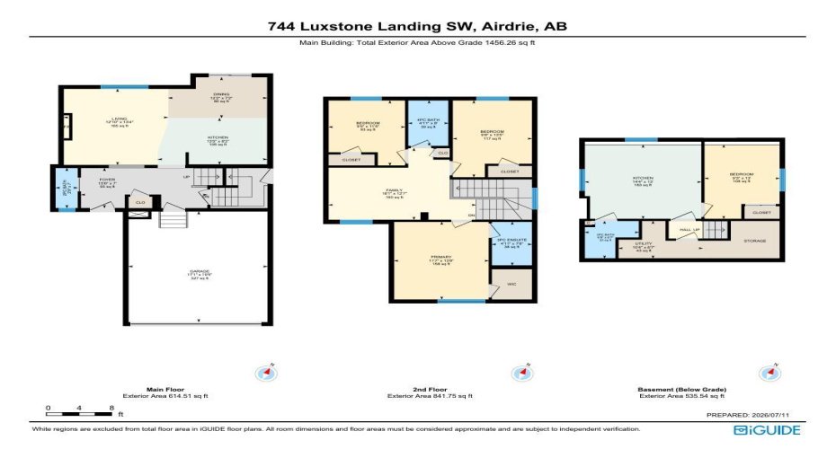 744 Luxstone Landing, Airdrie, Alberta T4B 3L1, 4 Bedroom Bedrooms, 0 ,4 BathroomBathrooms,Residential,For Sale,Luxstone,0,A2328521
