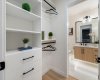 Master walk in closet