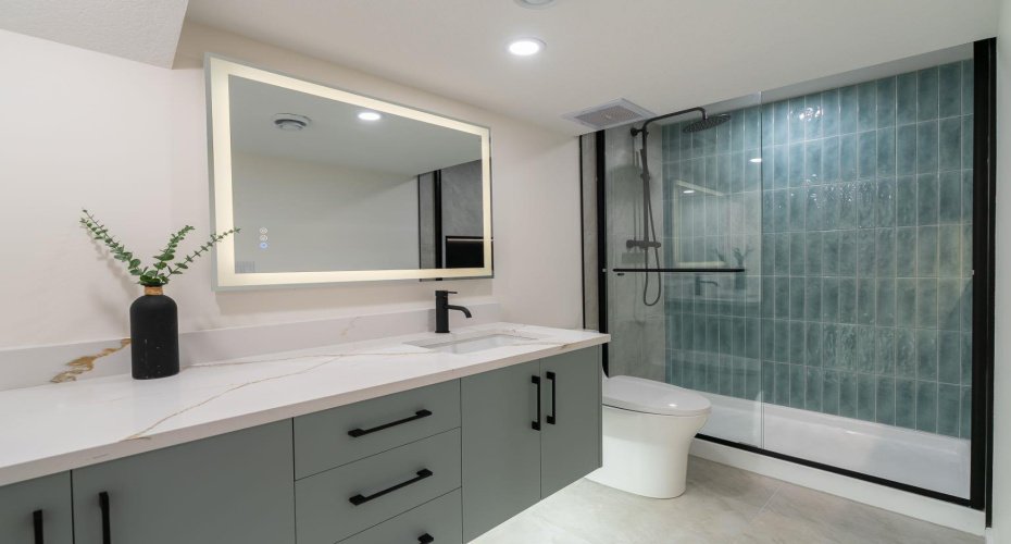 Basement bath