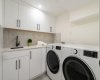 Basement laundry