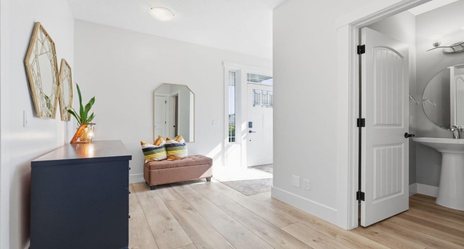 Bright, expansive front entryway - so very functional!
