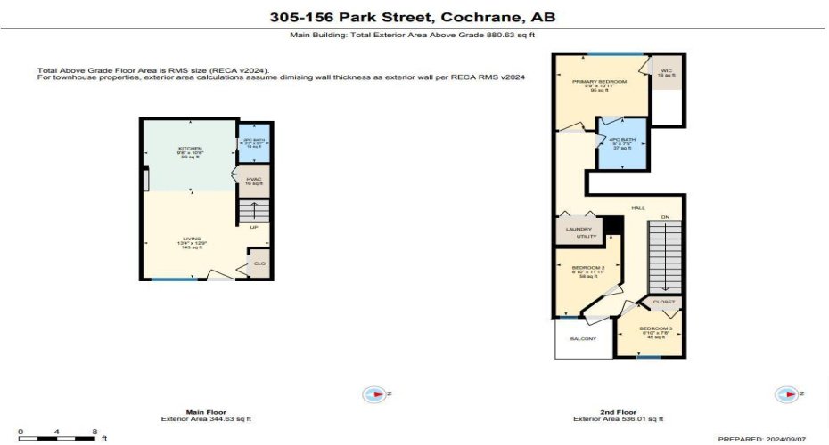 156 Park Street, Cochrane, Alberta T4C 2B8, 2 Bedrooms Bedrooms, ,2 BathroomsBathrooms,Residential,For Sale,Park,A2327960