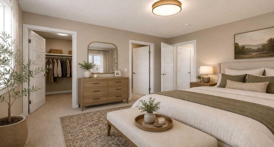 VirtuallyStaged Master Bedroom