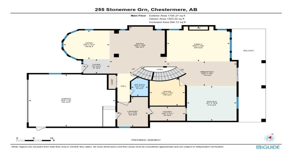 255 Stonemere Green, Chestermere, Alberta T1X 0X5, 6 Bedrooms Bedrooms, ,5 BathroomsBathrooms,Residential,For Sale,Stonemere,A2328957