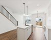 View from Kitchen to Dining Area • PLEASE NOTE: Kitchen appliances are included, and will be installed prior to possession.