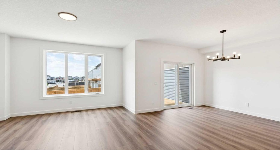 Living Room & Dining Area
