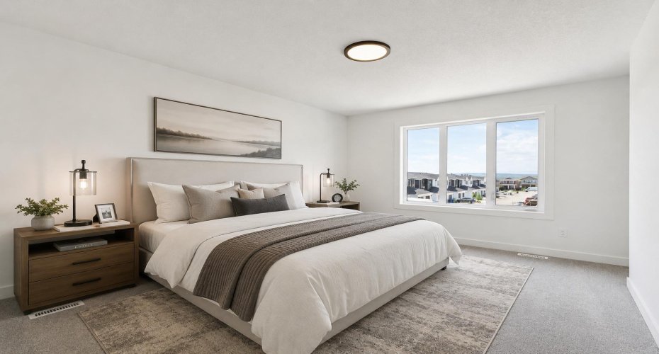 VIRTUALLY STAGED • Master Bedroom