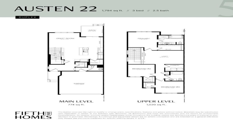 Floorplans • 89 Heritage Park